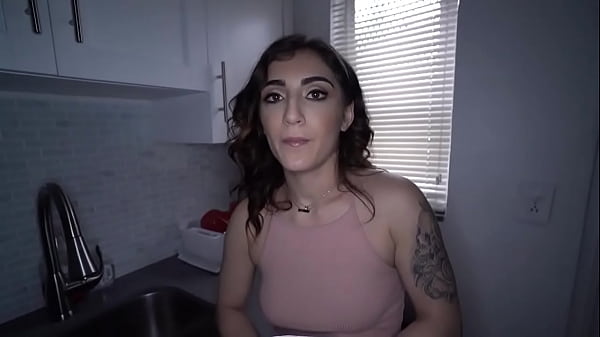 Babysitter caught snooping around and fucked by stepdad