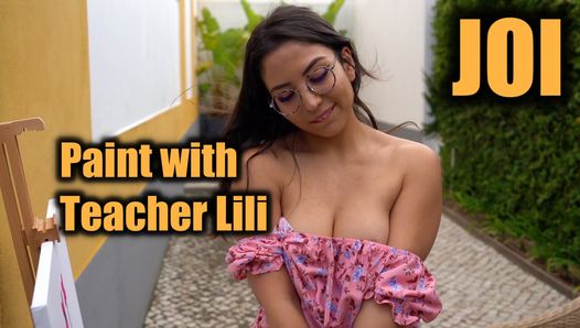 JOI – Paint on Teacher Lili body (English Subtitles)